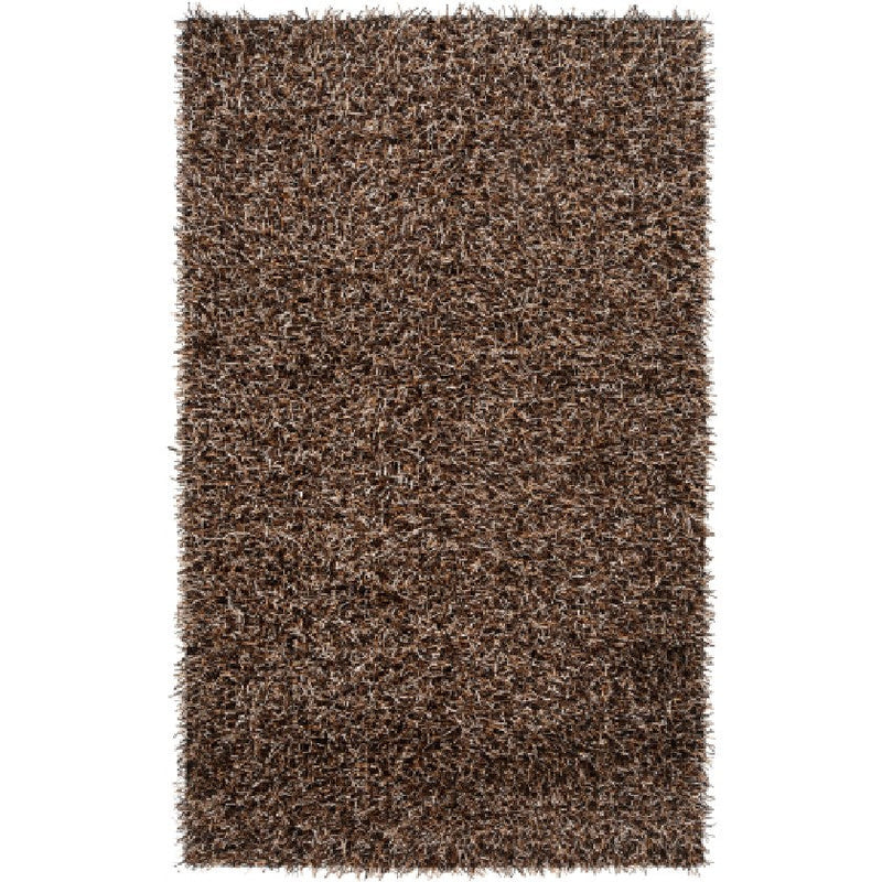 Rockdale Modern Dark Brown Area Rug