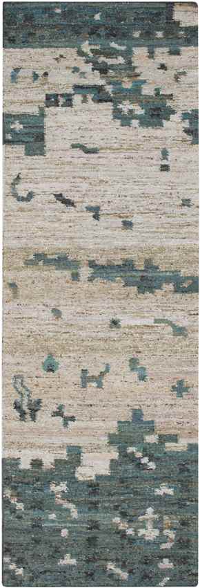 Rockvale Global Teal/Dark Green Area Rug