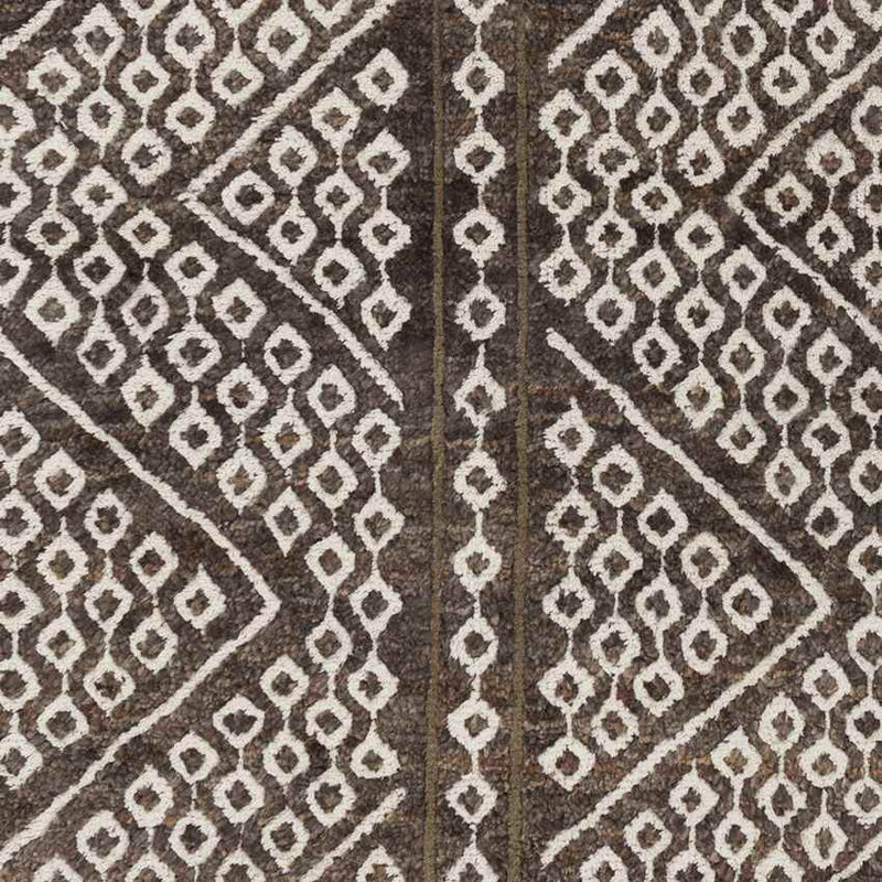 Rossville Modern Dark Brown Area Rug