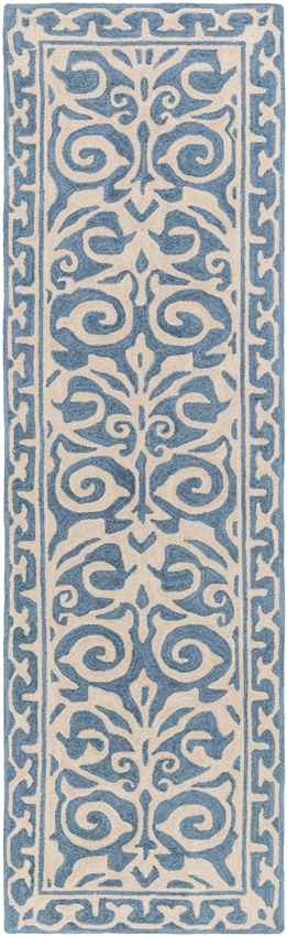 Sahuarita Modern Blue/Beige Area Rug