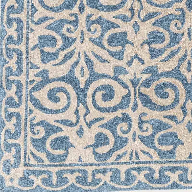 Sahuarita Modern Blue/Beige Area Rug