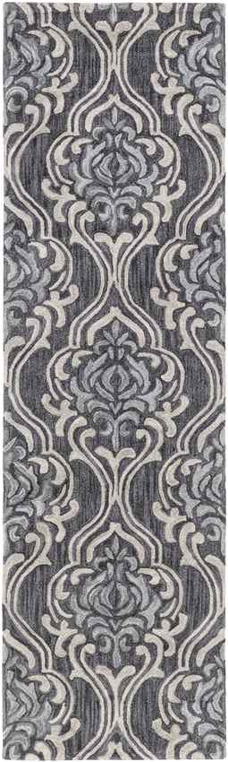 Salem Modern Black/Light Gray Area Rug