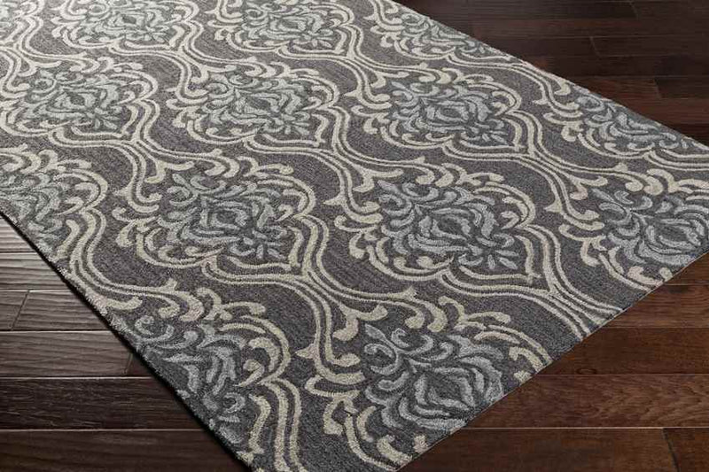 Salem Modern Black/Light Gray Area Rug