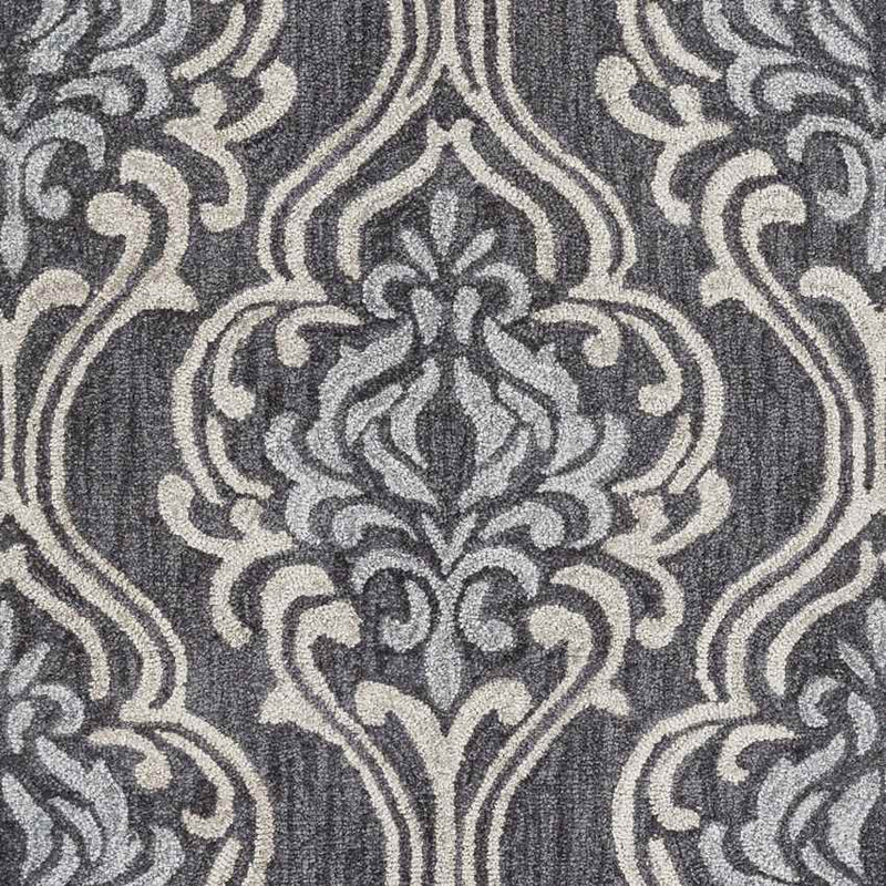 Salem Modern Black/Light Gray Area Rug