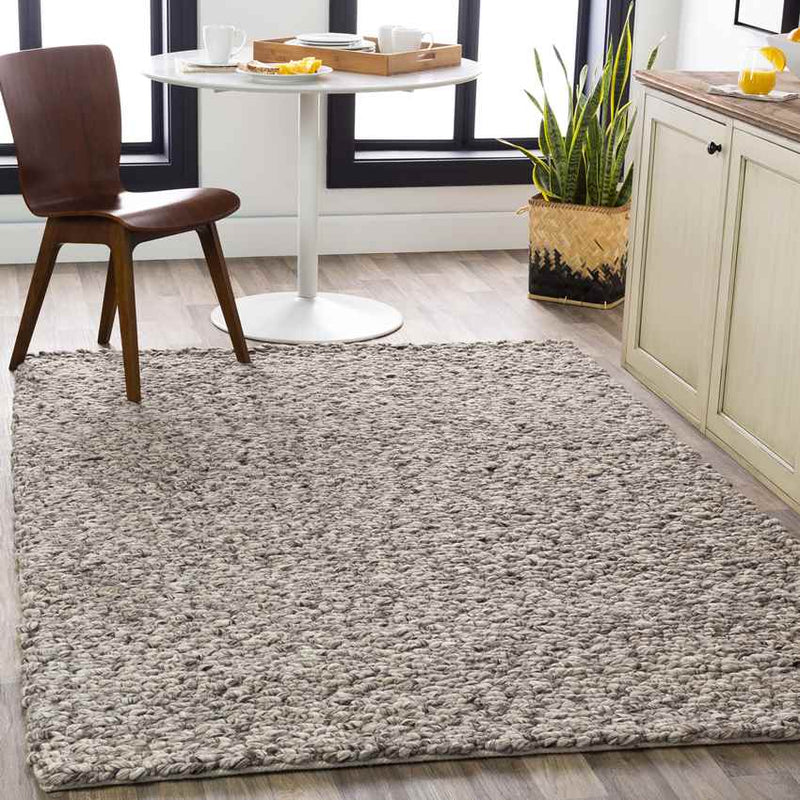 Braintree Modern Black Area Rug