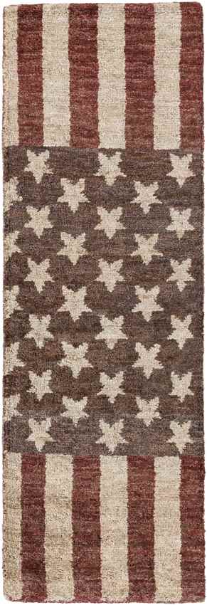 Seaside Global Dark Red Area Rug