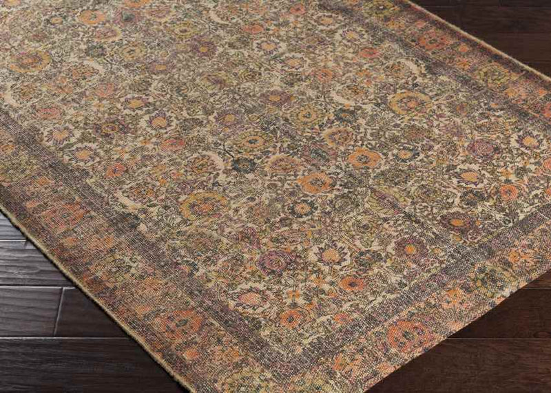 Seward Traditional Khaki Area Rug