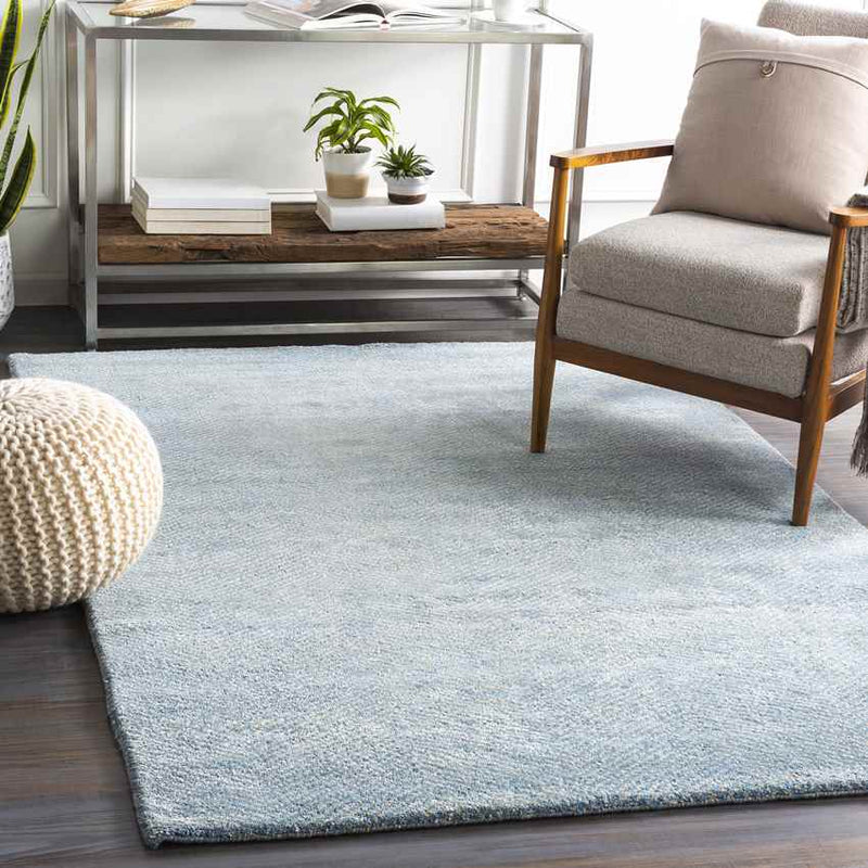 Brigg Modern Sky Blue Area Rug