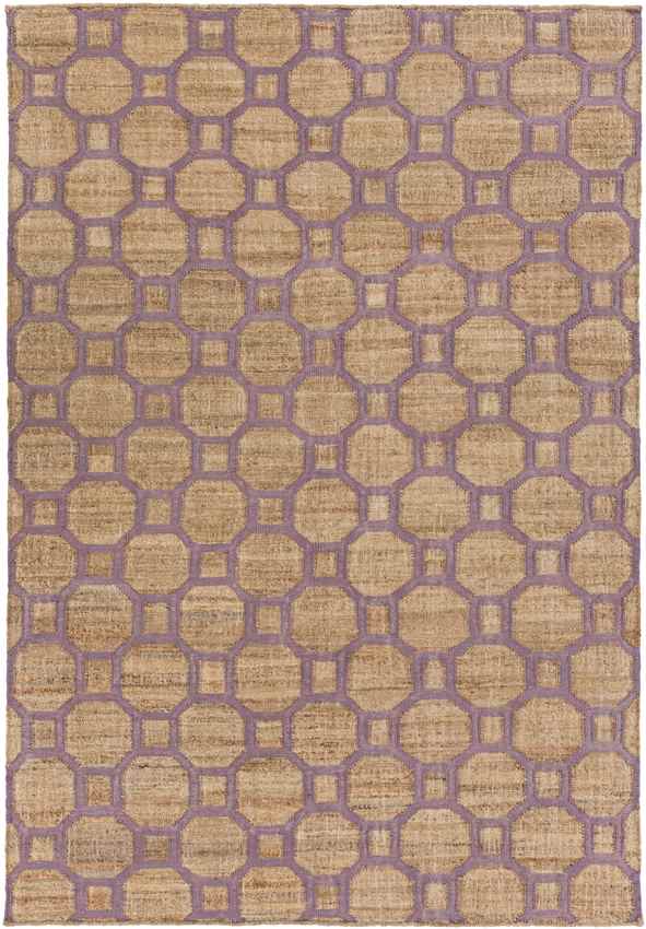 Shirley Global Camel/Mauve Area Rug