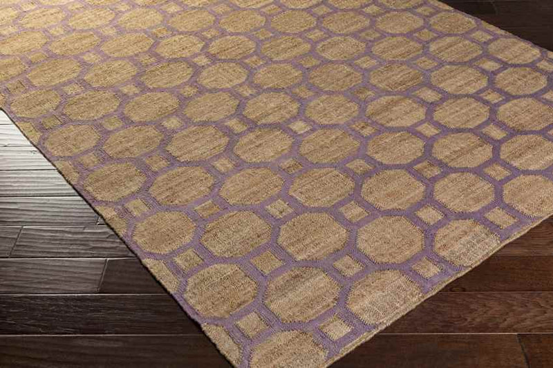 Shirley Global Camel/Mauve Area Rug