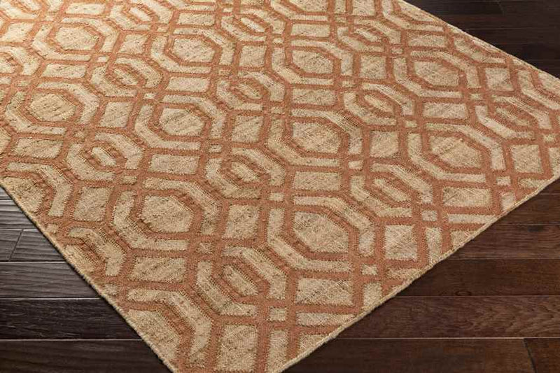 Shishmaref Global Burnt Orange/Brown Area Rug