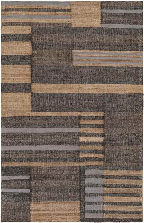 Shorter Global Dark Brown Area Rug