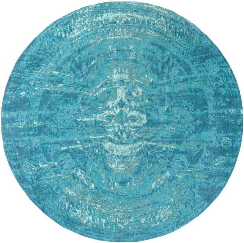 Brighouse Traditional Aqua Area Rug