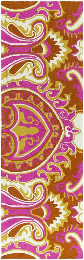 Dorking Global Bright Pink Area Rug