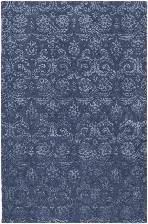 Broughton Traditional Navy Area Rug