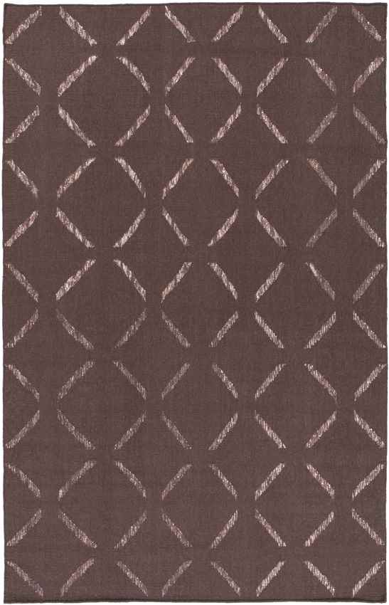 Stillmore Modern Dark Brown Area Rug