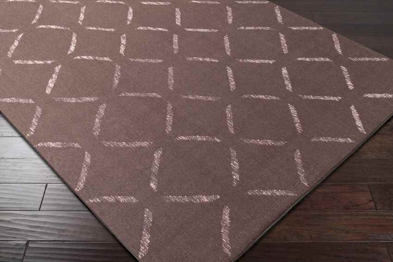 Stillmore Modern Dark Brown Area Rug