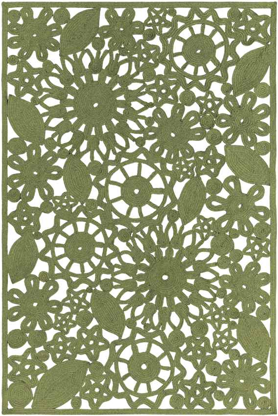 Summerville Modern Green Area Rug