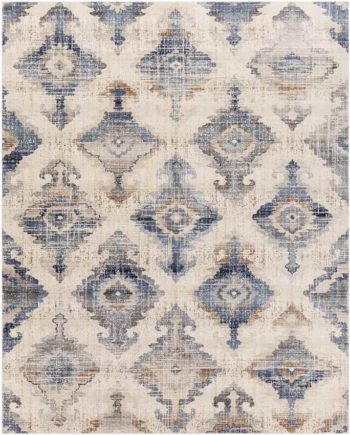 Burnley Traditional Taupe Area Rug