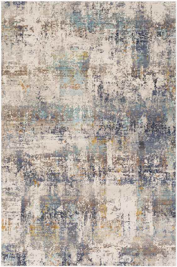 Burntwood Modern Navy Area Rug