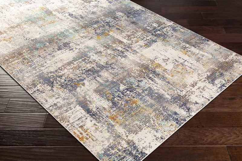 Burntwood Modern Navy Area Rug