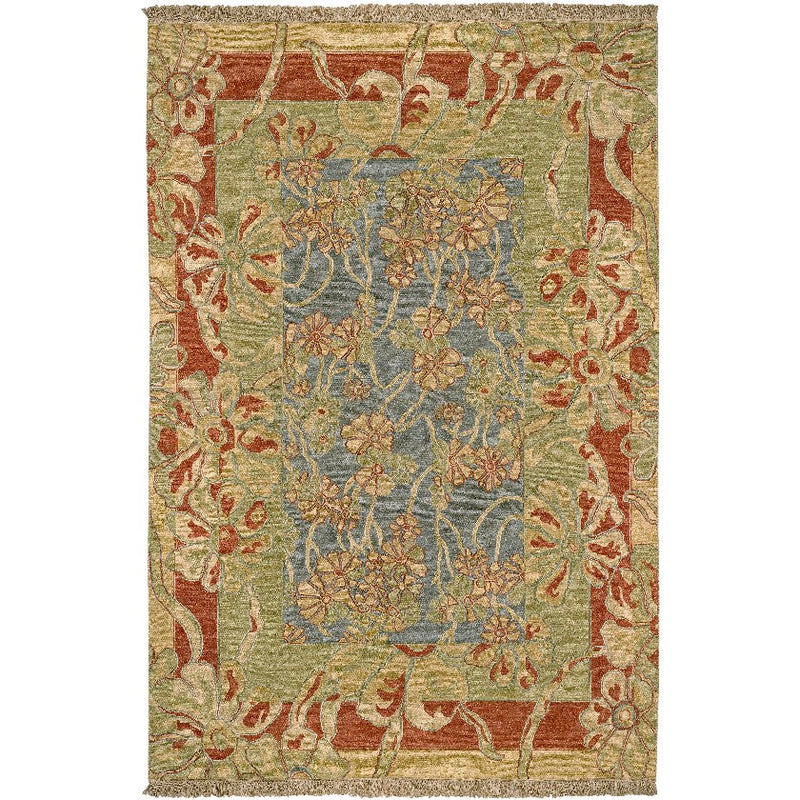 Niehove Traditional Gray/Ivory Area Rug