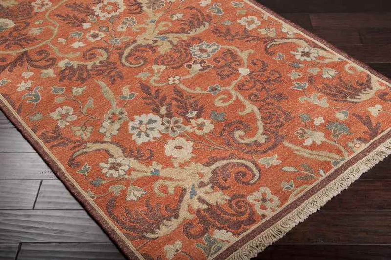 Swainsboro Traditional Rust Area Rug