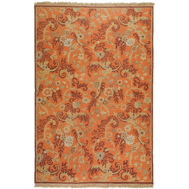 Swainsboro Traditional Rust Area Rug