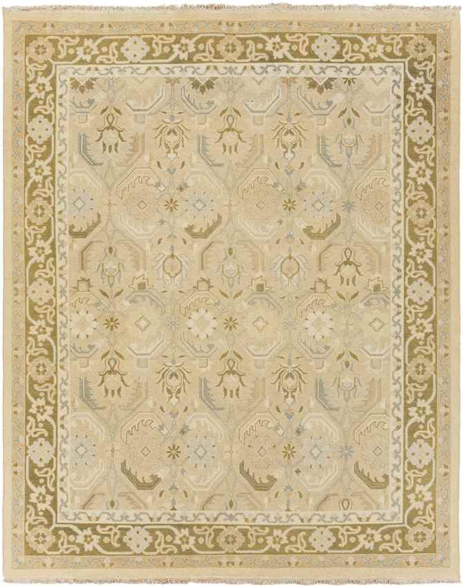 Sylvan Traditional Coral/Ivory/Oatmeal Area Rug