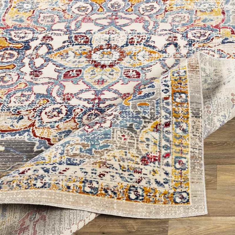 Bury Traditional White Area Rug