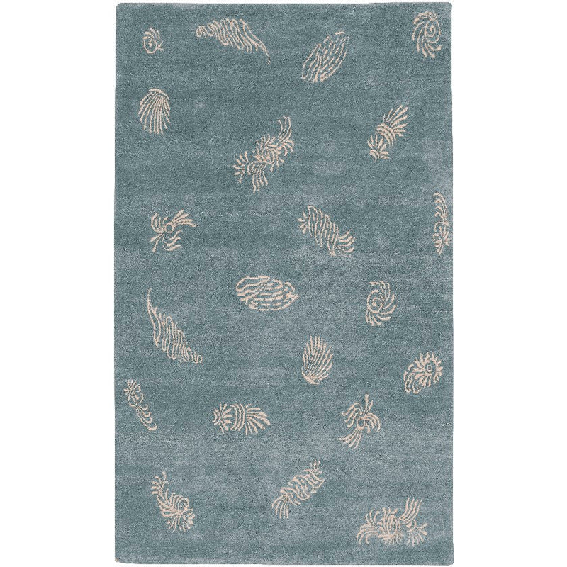 Telfair Modern Blue/Light Gray Area Rug