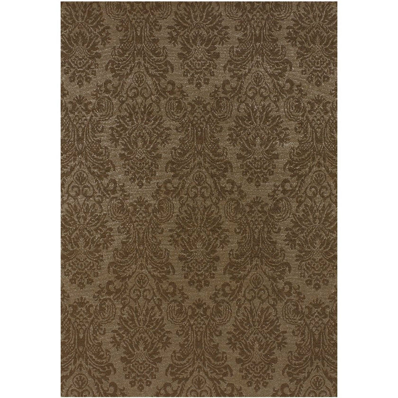 Twiggs Traditional Brown Area Rug