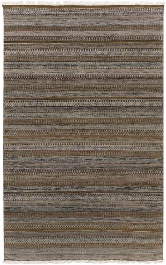 Victorville Modern Brown Area Rug