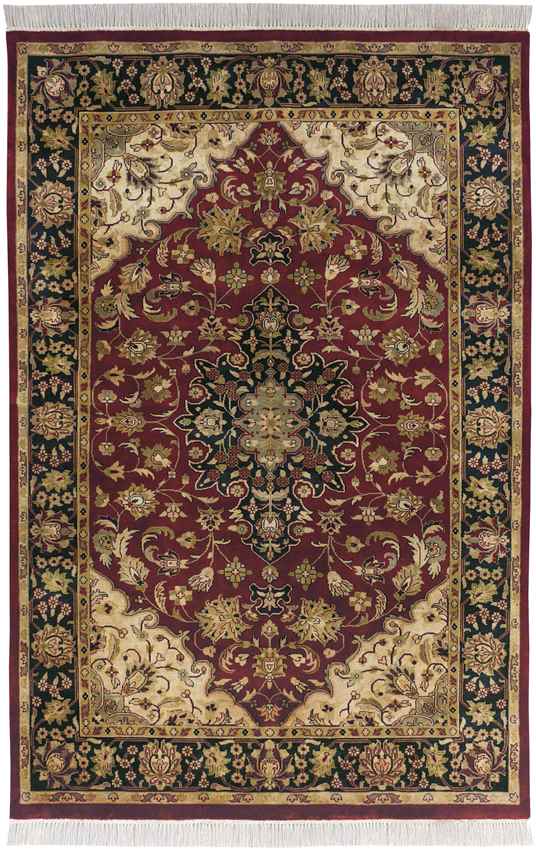 Waldron Traditional Red/Beige Area Rug