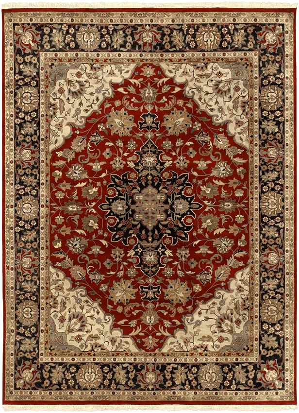 Waldron Traditional Red/Beige Area Rug