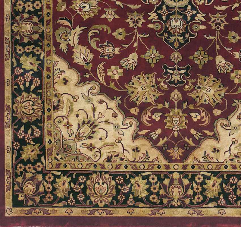 Waldron Traditional Red/Beige Area Rug