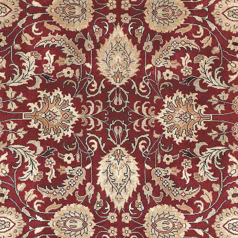 Walthourville Traditional Red/Tan Area Rug