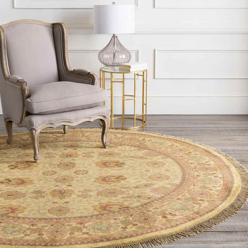 Warren Traditional Camel Area Rug