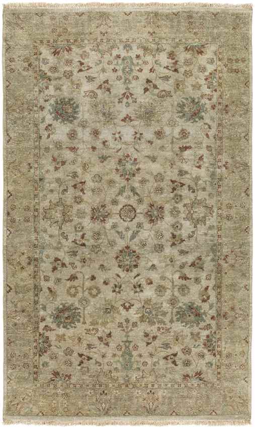 Waterbury Traditional Dark Beige Area Rug