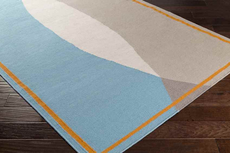 Wilmar Modern Beige/Blue Area Rug