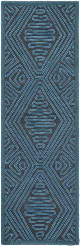 Winchester Modern Blue/Black Area Rug