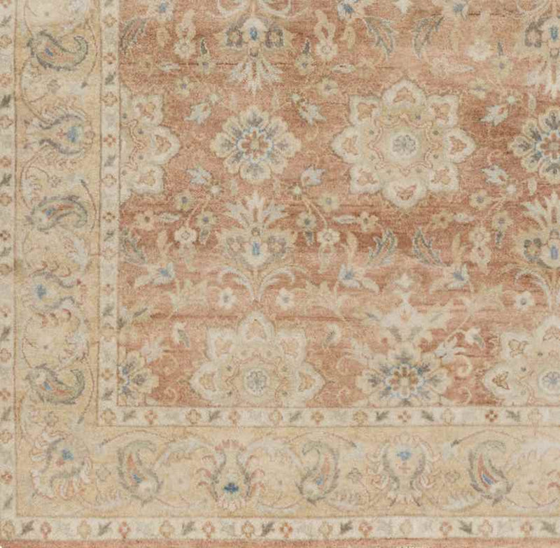 Yuma Traditional Salmon/Gold Area Rug