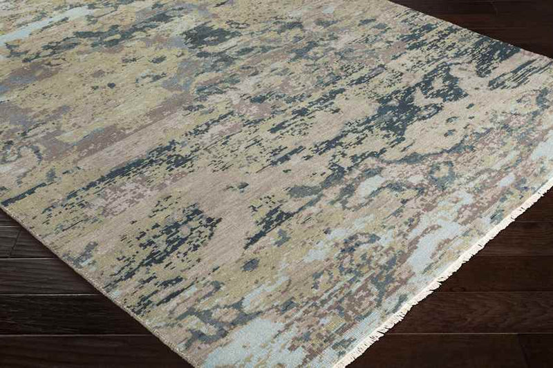 Corsham Modern Aqua Area Rug