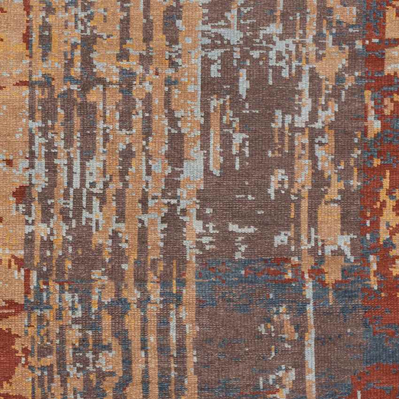 Cotgrave Modern Rust Area Rug