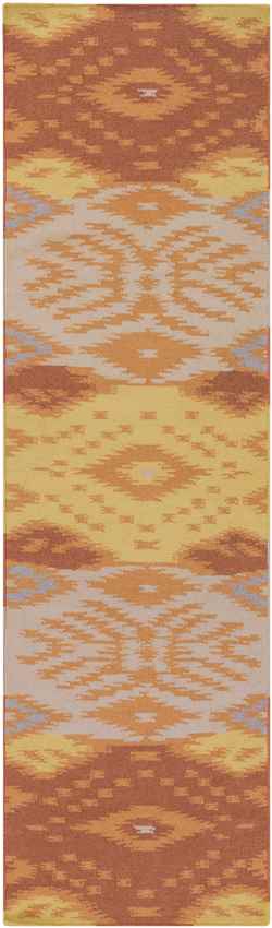 Aviston Global Rust and Gold Area Rug