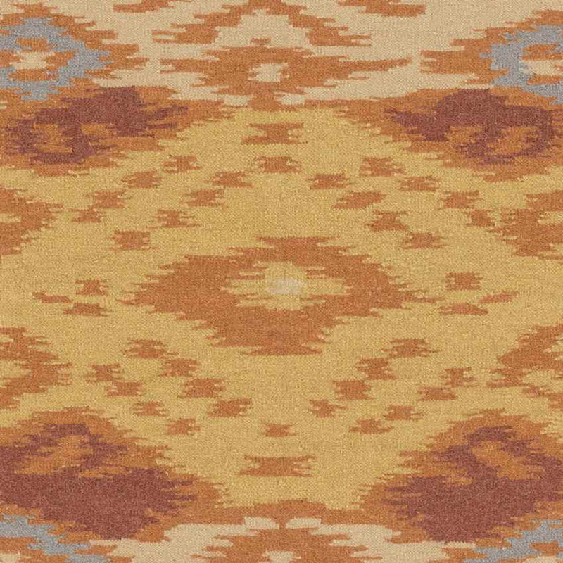 Aviston Global Rust and Gold Area Rug