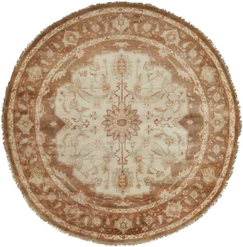 Gladstone Traditional Camel/Burnt Orange Area Rug