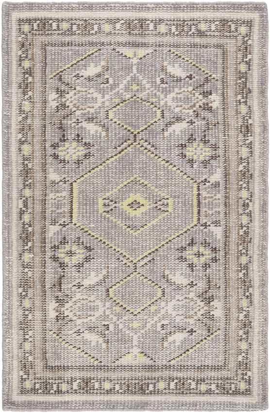 Scafati Traditional Charcoal Area Rug