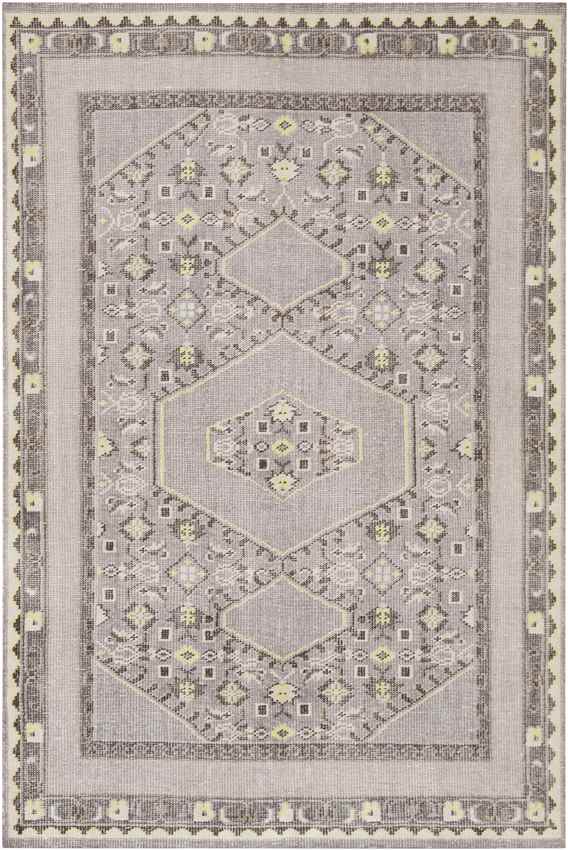 Scafati Traditional Charcoal Area Rug