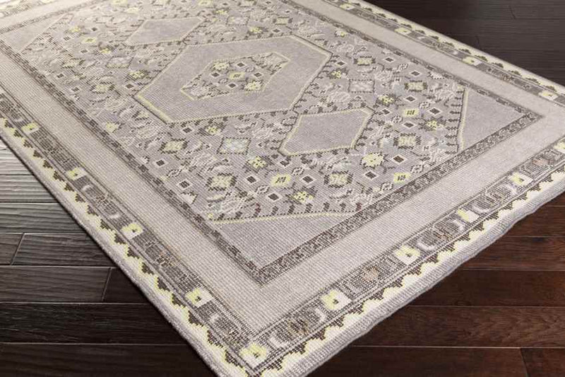 Scafati Traditional Charcoal Area Rug